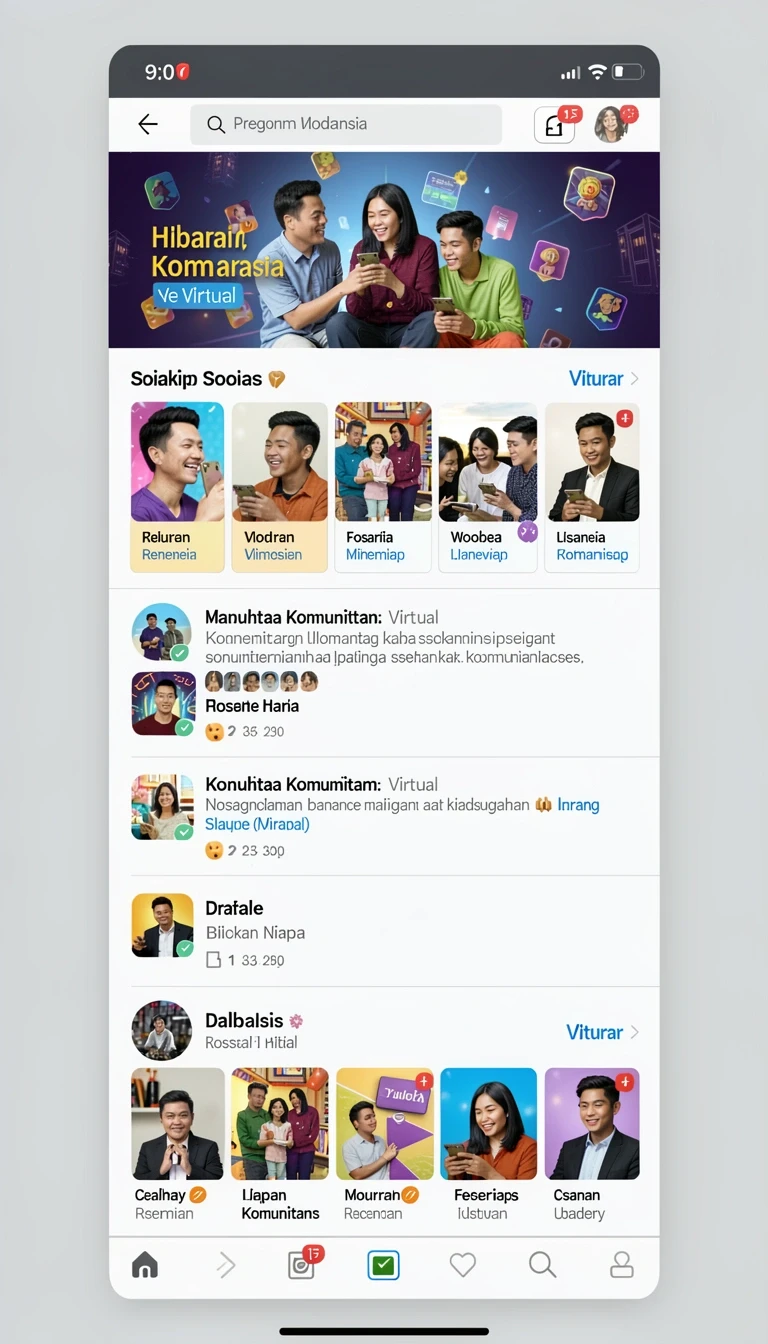 Tampilan utama aplikasi Download tmokwin APK untuk Android yang intuitif dan efisien.
